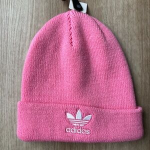 NWT Adidas Trefoil Beanie Pink